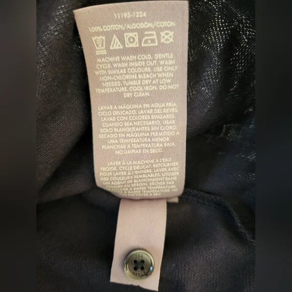 Ted Baker Men’s Textured Cotton Polo Shirt~NAVY~MEDIUM **NEW - Picture 13 of 15